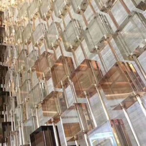 Glass Cube-BROWN