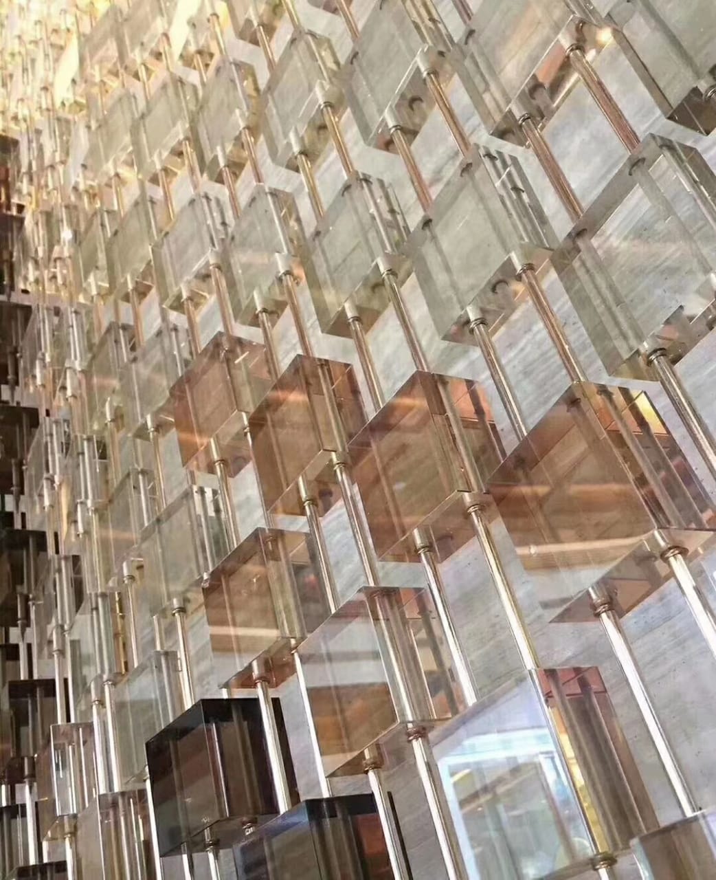Glass Cube-BROWN